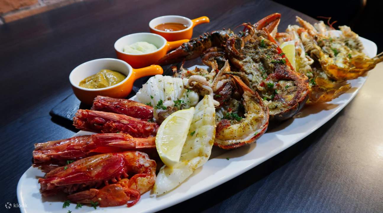 BarCelona Tapas & Rice Fresh Lobster Rice Set + Spanish Seafood Platter