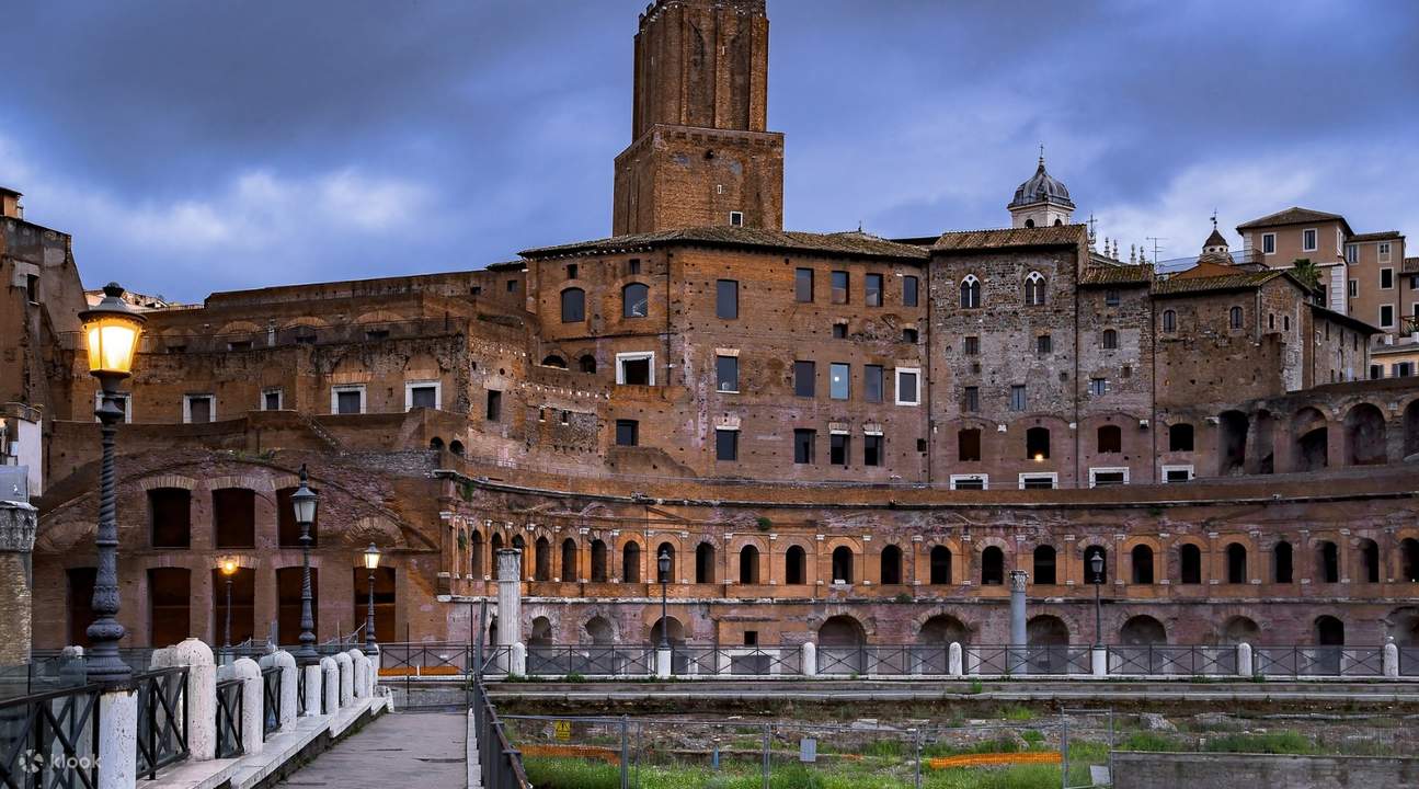 ruinas del mercado de Trajano