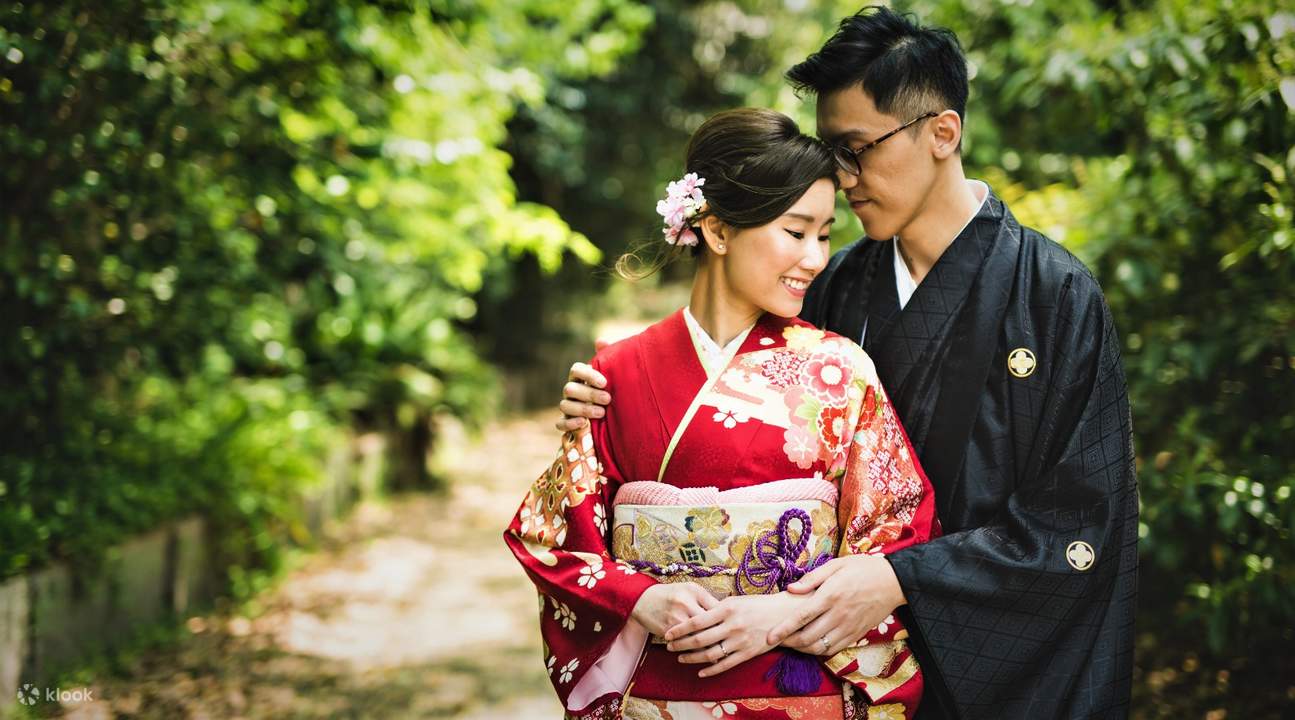 female and male kimono rental