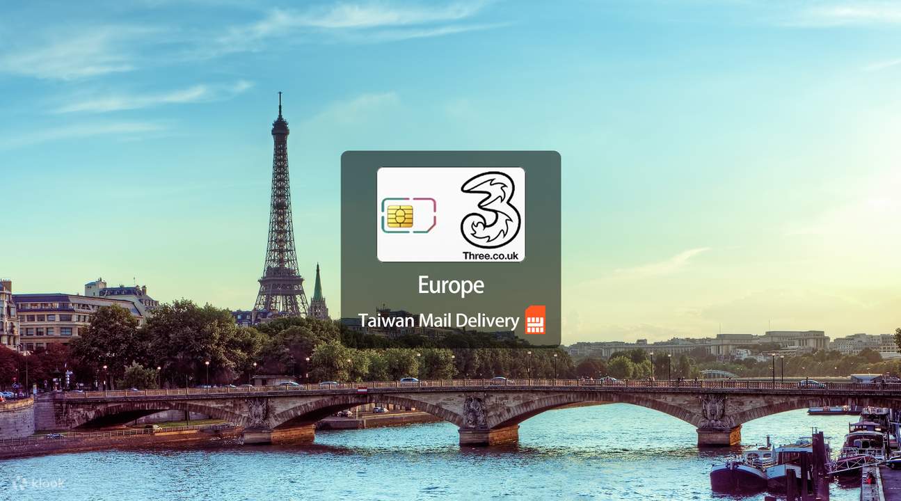 Europe Prepaid SIM Card (Taiwan Home Delivery)