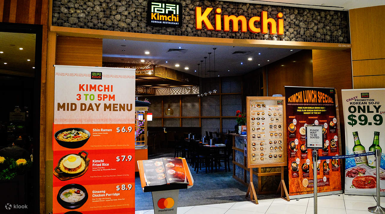 klook discount kimchi korean restaurant suntec city singapore