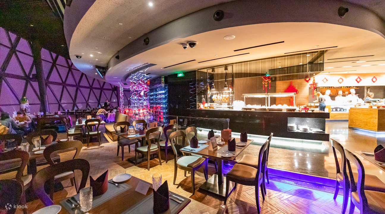 Oriental Pearl Revolving Restaurant interior