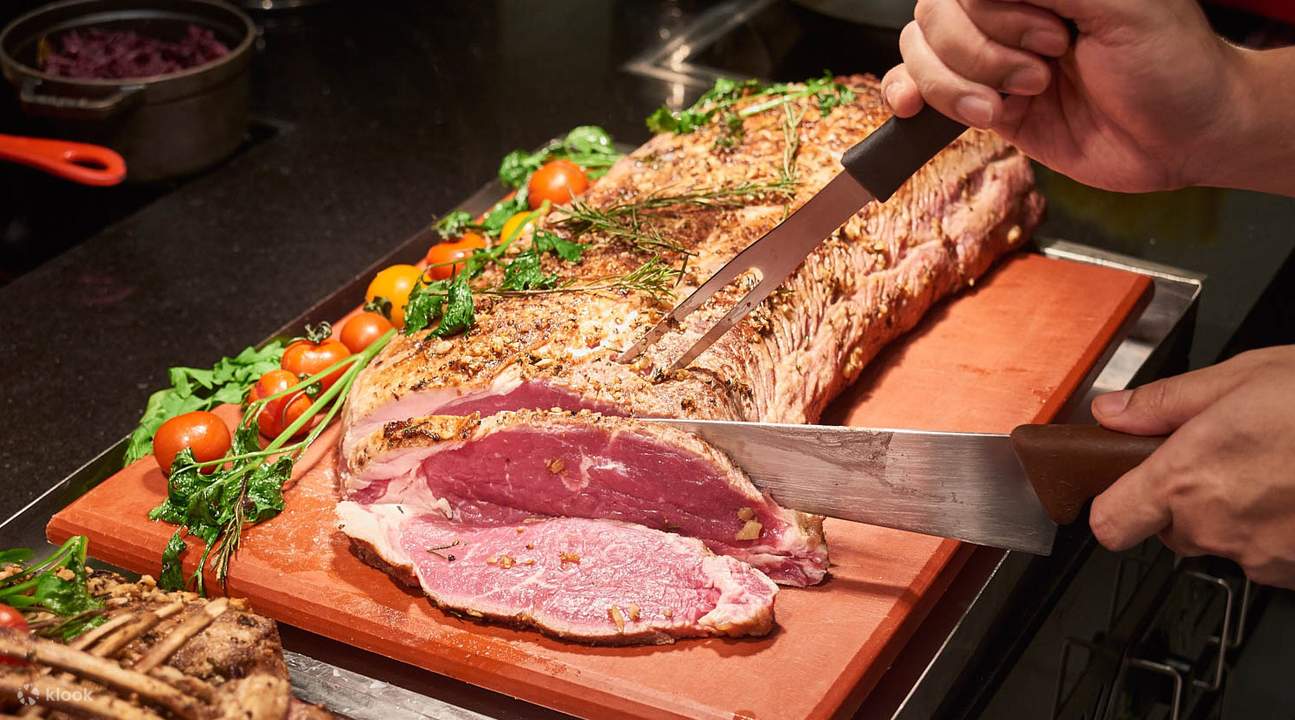 trạm trực tiếp tại The Dining Room Buffet tại Grand Hyatt Erawan Bangkok