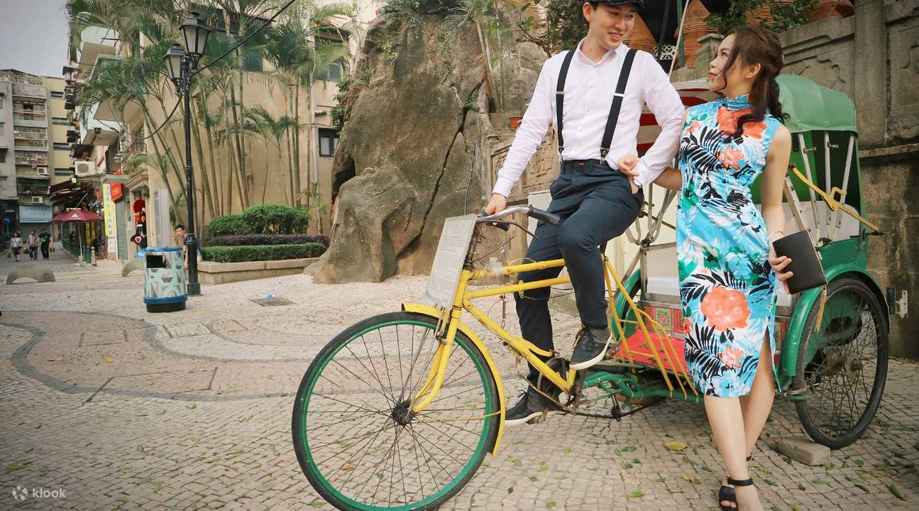 マカオ カップル チャイナドレス体験