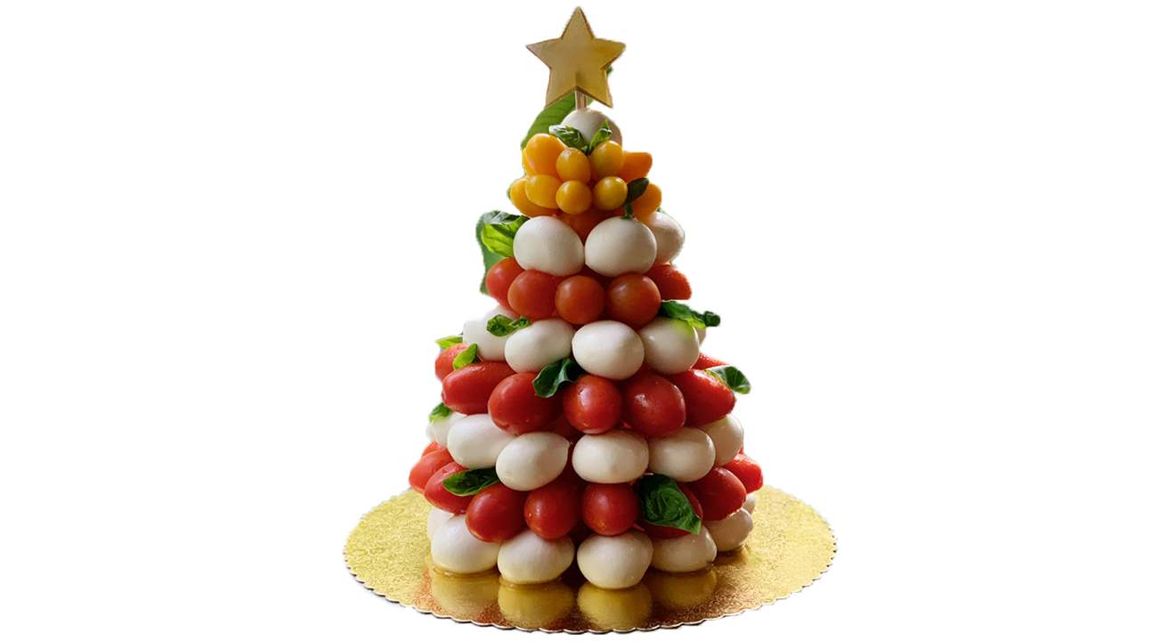 Christmas Caprese Tree at THE MAST' of Mozzarella & Co, Tanjong Pagar