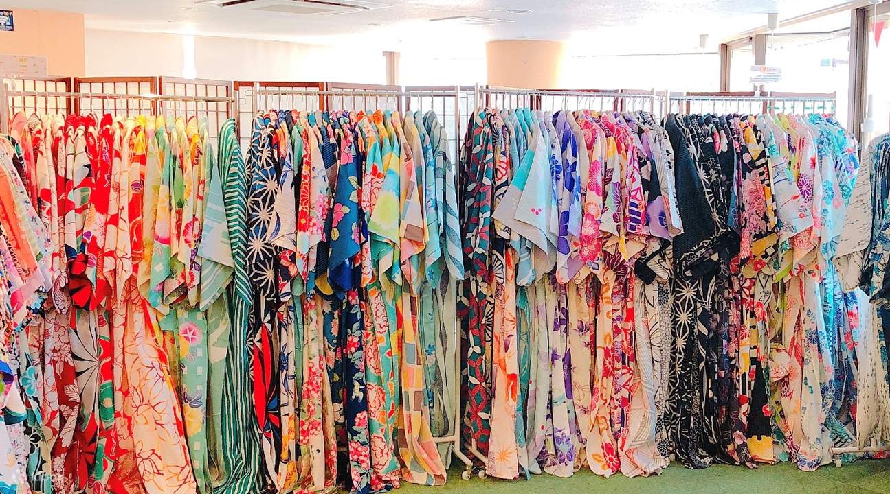 selection of kimonos