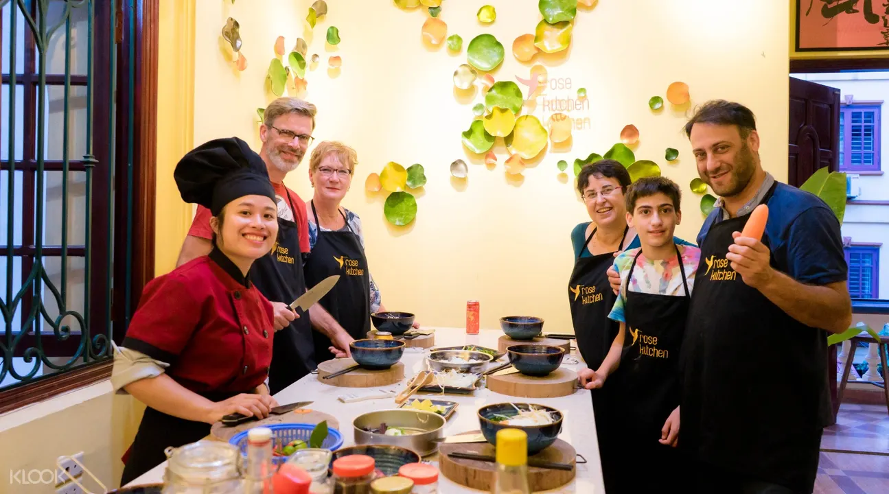 Rose Kitchen Food Tour And Cooking Class Hanoi Vietnam