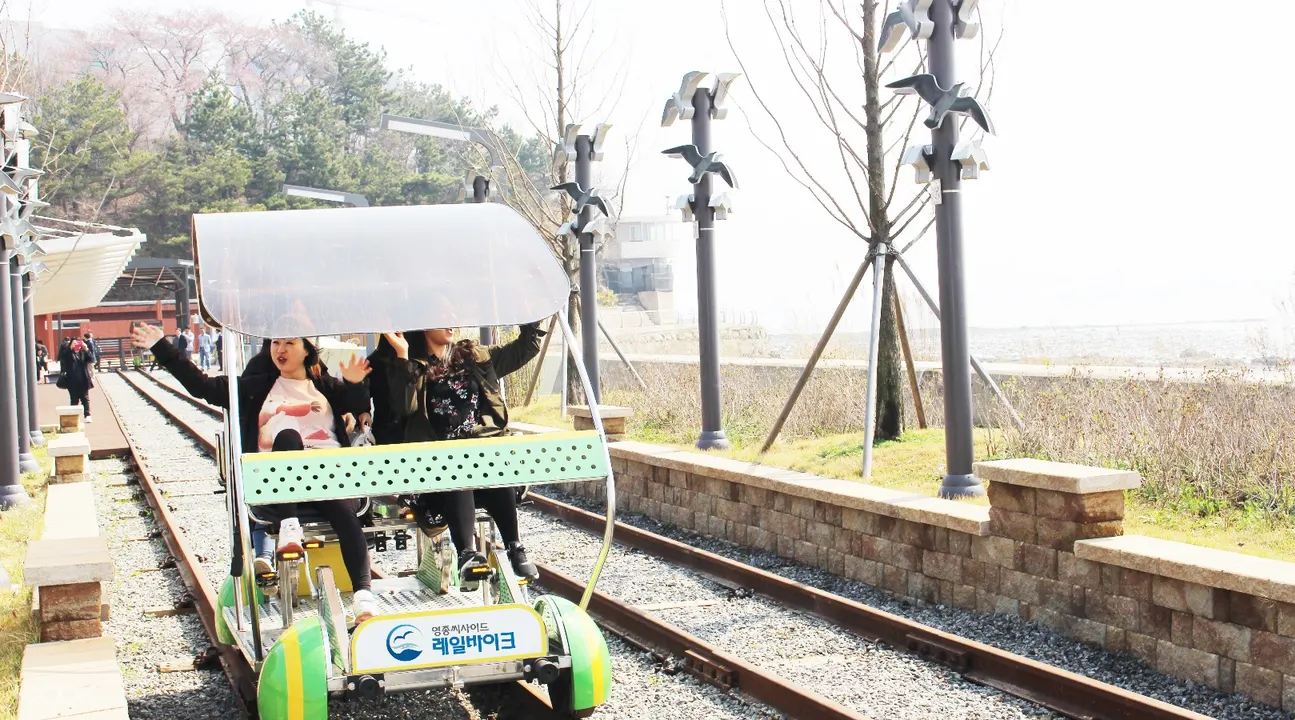 Yeongjongdo Seaside Rail Bike In Incheon Klook Singapore