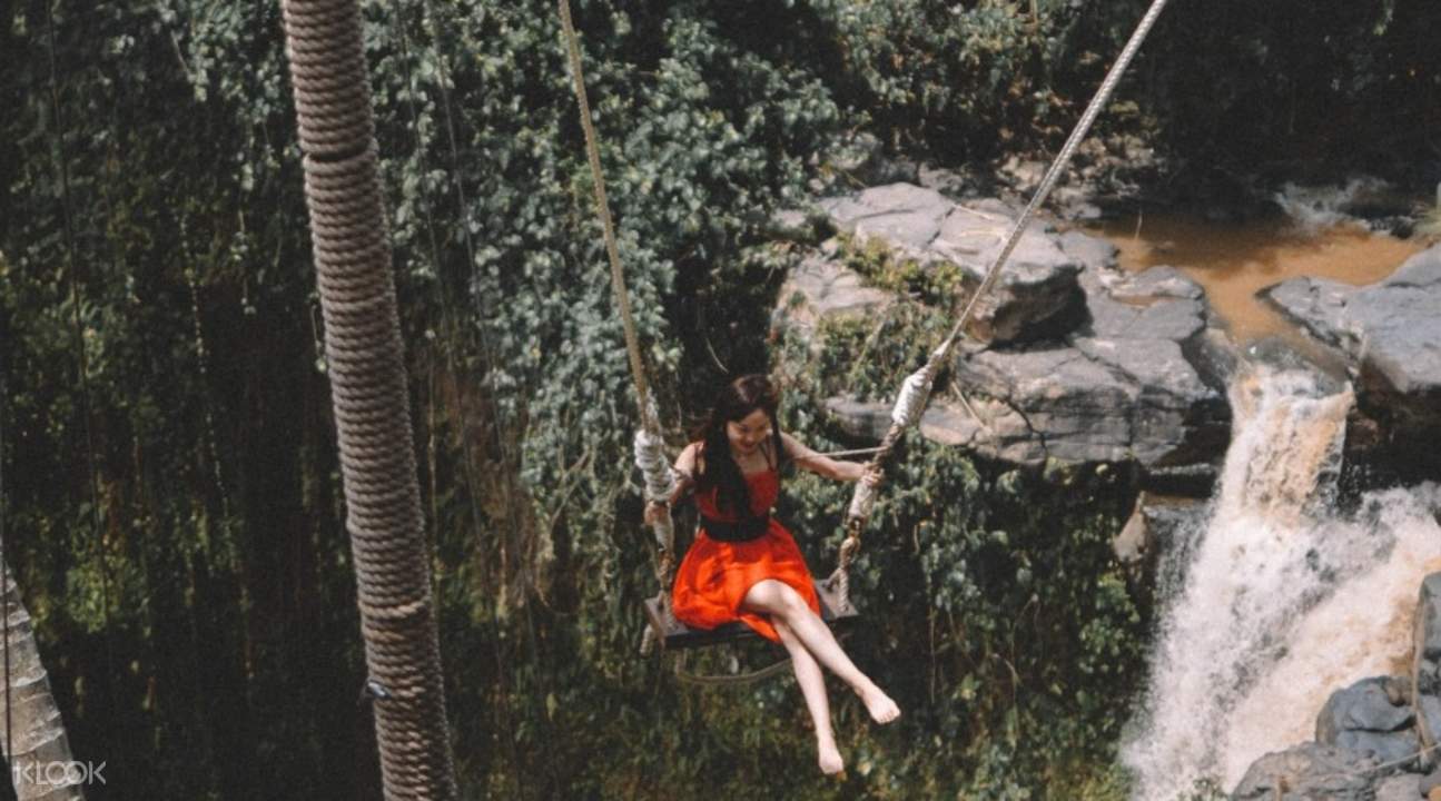 Ubud River Club, Waterfall Swing, and Tegalalang Rice Terrace Private
