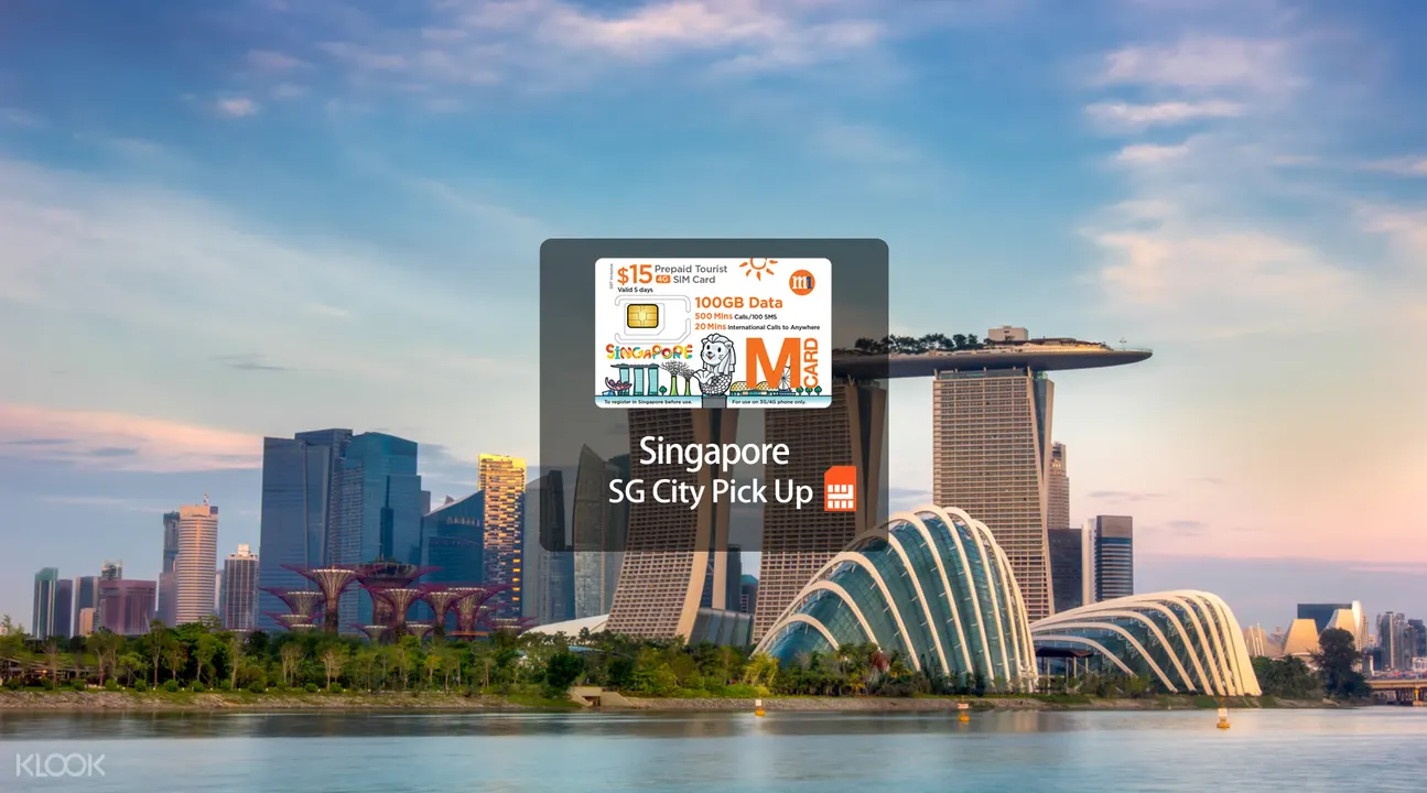 4g Sim Card Sg City Pick Up For Singapore Klook Singapore