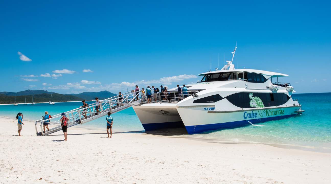 Whitehaven Beach And Hamilton Island Full Day Cruise From Airlie Beach Klook Singapore