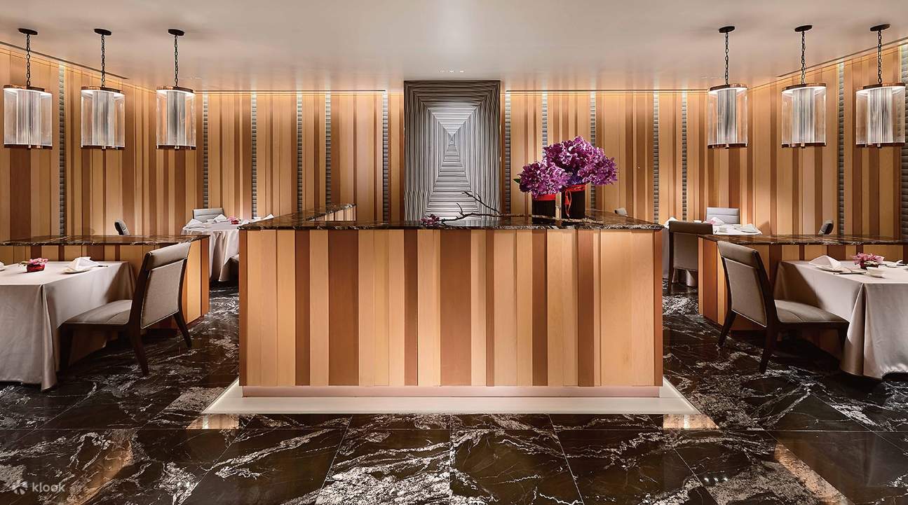 台北萬豪酒店宴客樓的內部