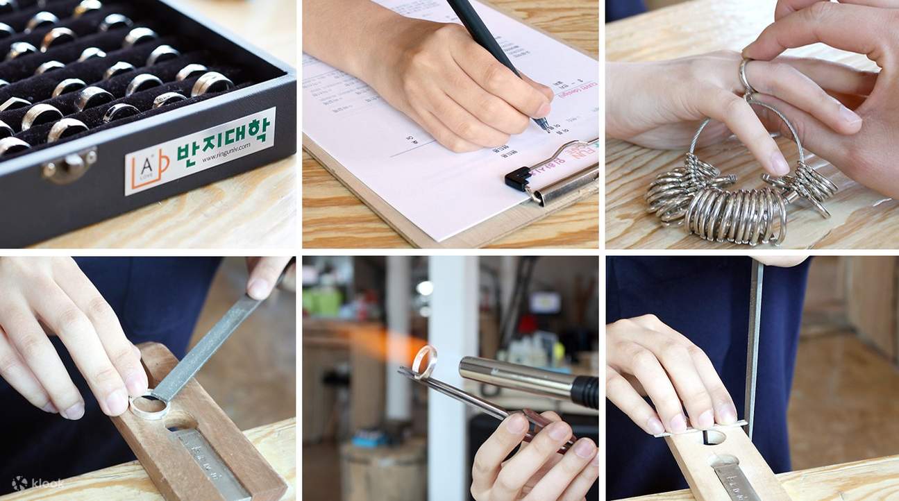 Selezione del design → Scrittura dell'applicazione → Controllo dimensioni → Rifilatura → Saldatura argento → Modellatura → Lucidatura → Incisione laser → Incastonatura gioielli → Completamento