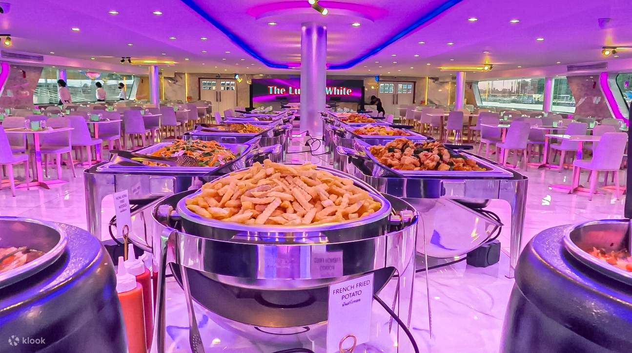 曼谷奢華白色饗宴遊船