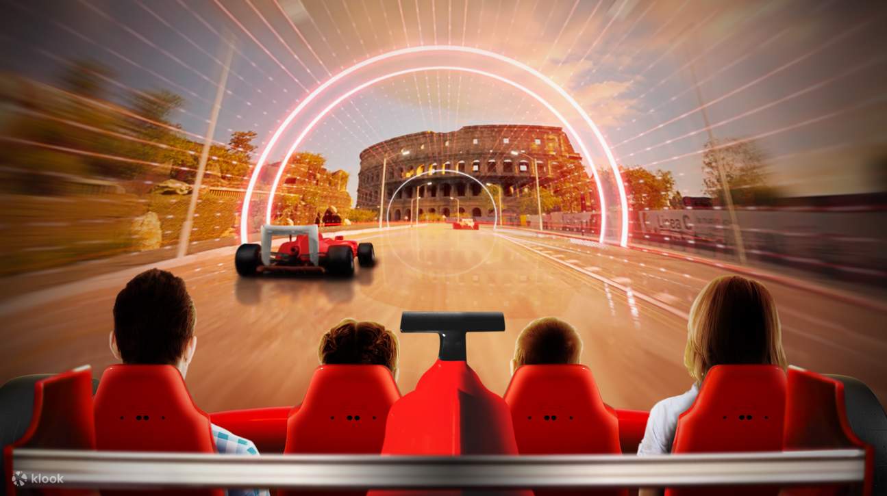 ein Spiel innerhalb von Ferrari Land