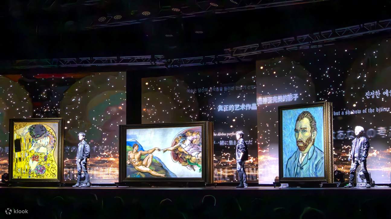 Đắm mình trong thế giới đầu tiên và duy nhất trên thế giới! Biểu diễn vẽ tranh trực tiếp