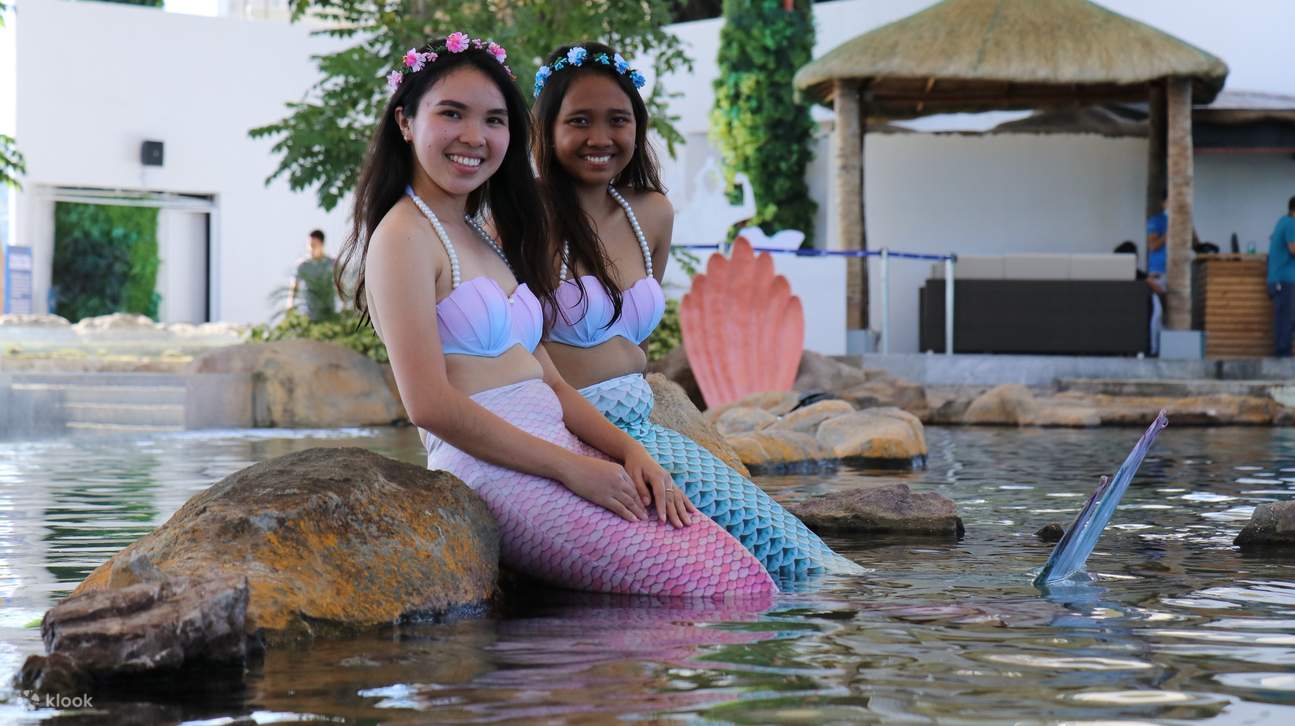 นักท่องเที่ยวที่พิพิธภัณฑ์สัตว์น้ำเซบูโอเชี่ยนพาร์ค