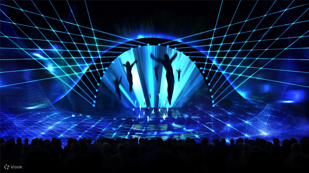 light and music effective show