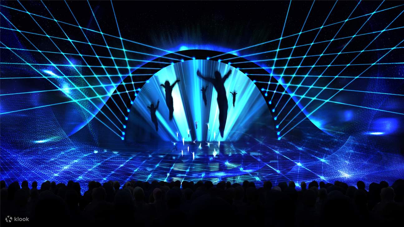 light and music effective show