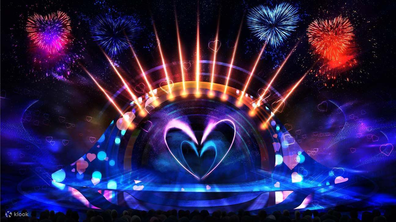 mostra con effetto luce