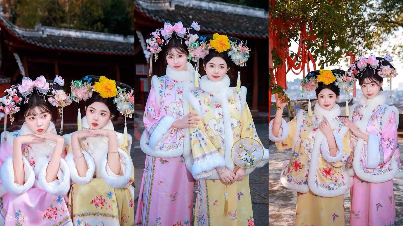 湘西トゥチャ族ミャオ族自治州ミャオ族少女の旅行撮影・ポートレート