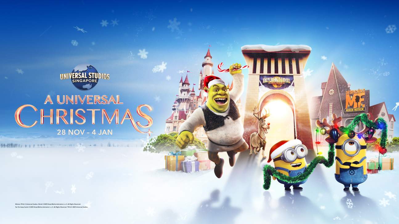 Venez fêter Noël aux studios Universal de Singapour !
