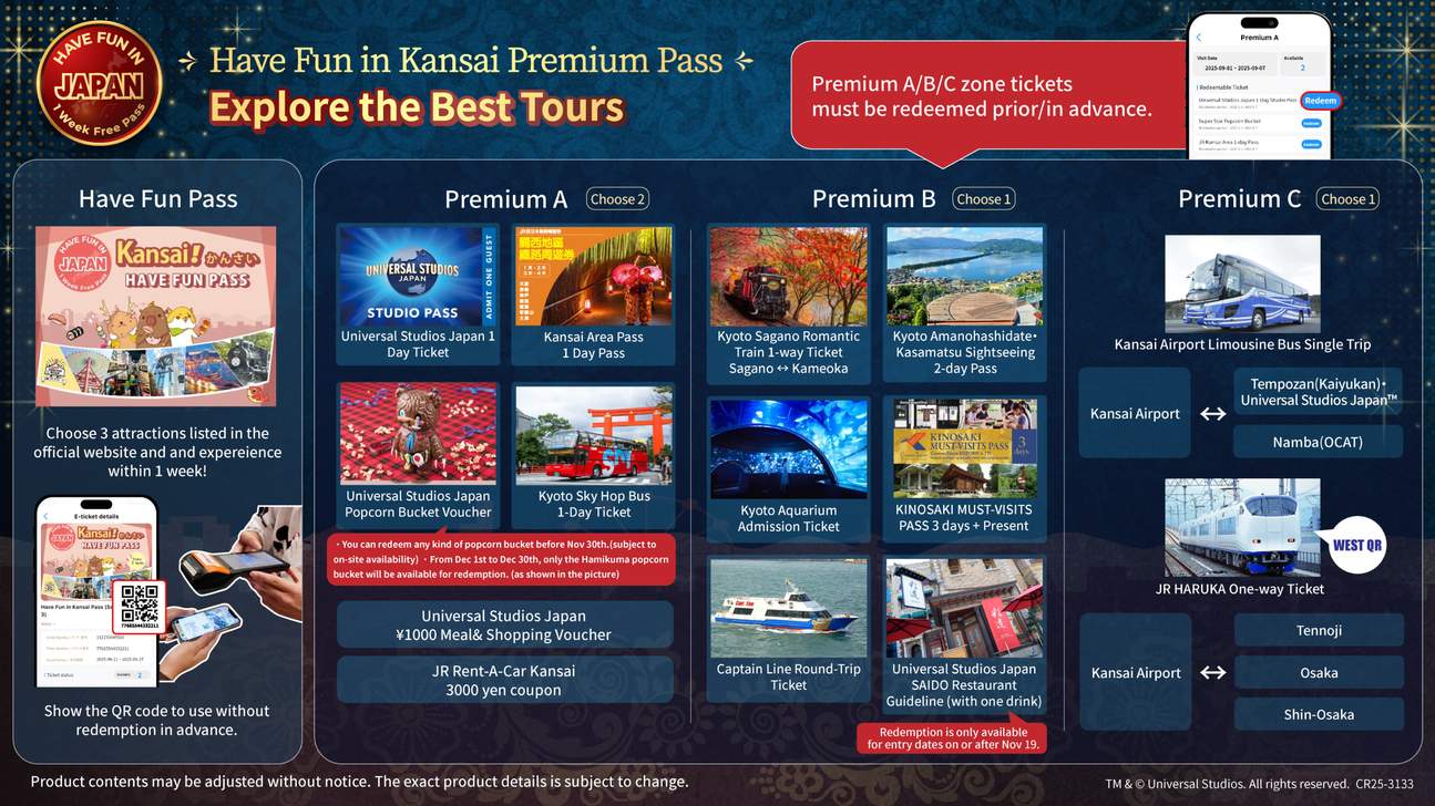 Have Fun in Kansai Premium Pass