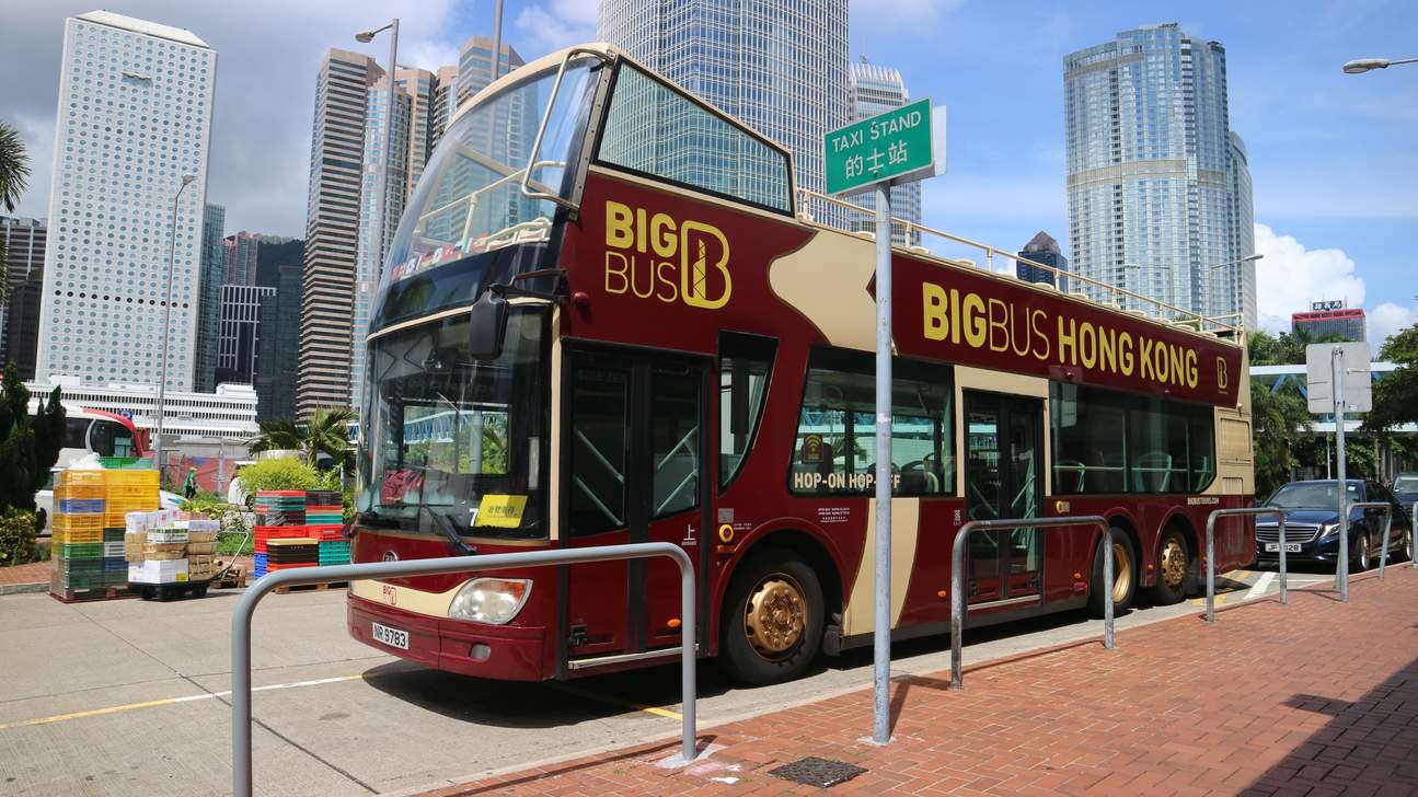 Tour turistici illimitati hop-on hop-off di Hong Kong Big Bus