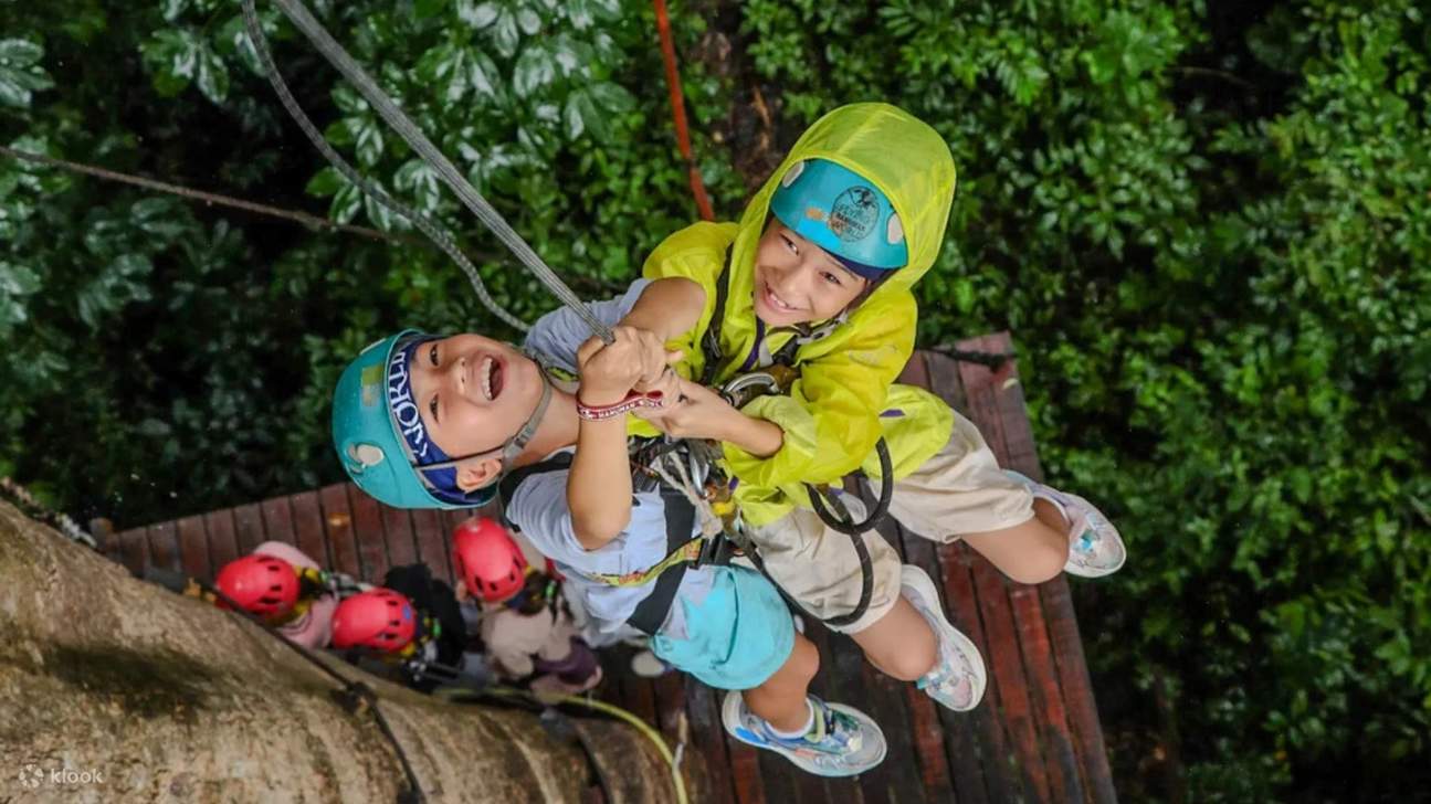 普吉岛Hanuman World丛林飞跃体验