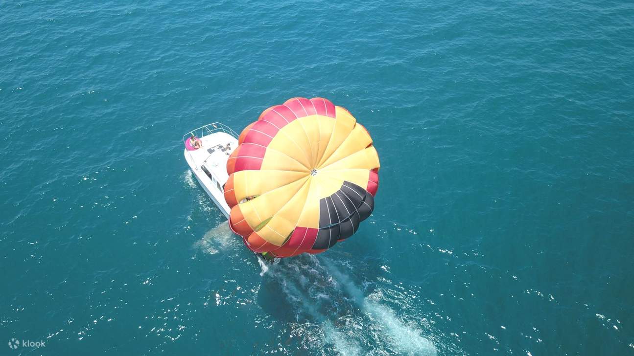 澎湖海上拖曳傘飛行體驗