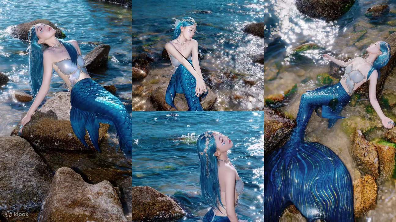 三亜旅撮影体験（後海ロケ撮影＋人魚写真＋蜈支洲島ロケ撮影＋衣装＋ 