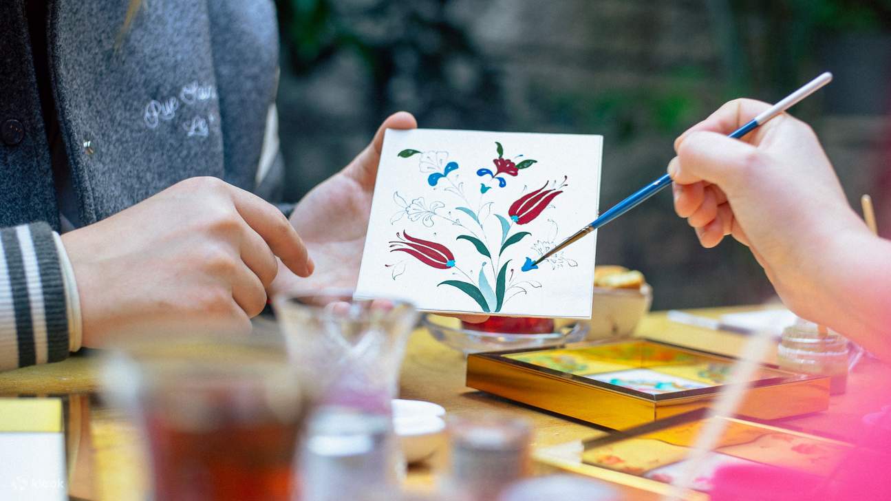 Feel the richness of history in every gold-lined brushstroke