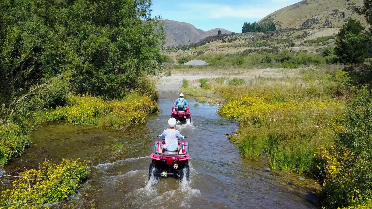 Quad bike buggy river crossing hanmer springs klook