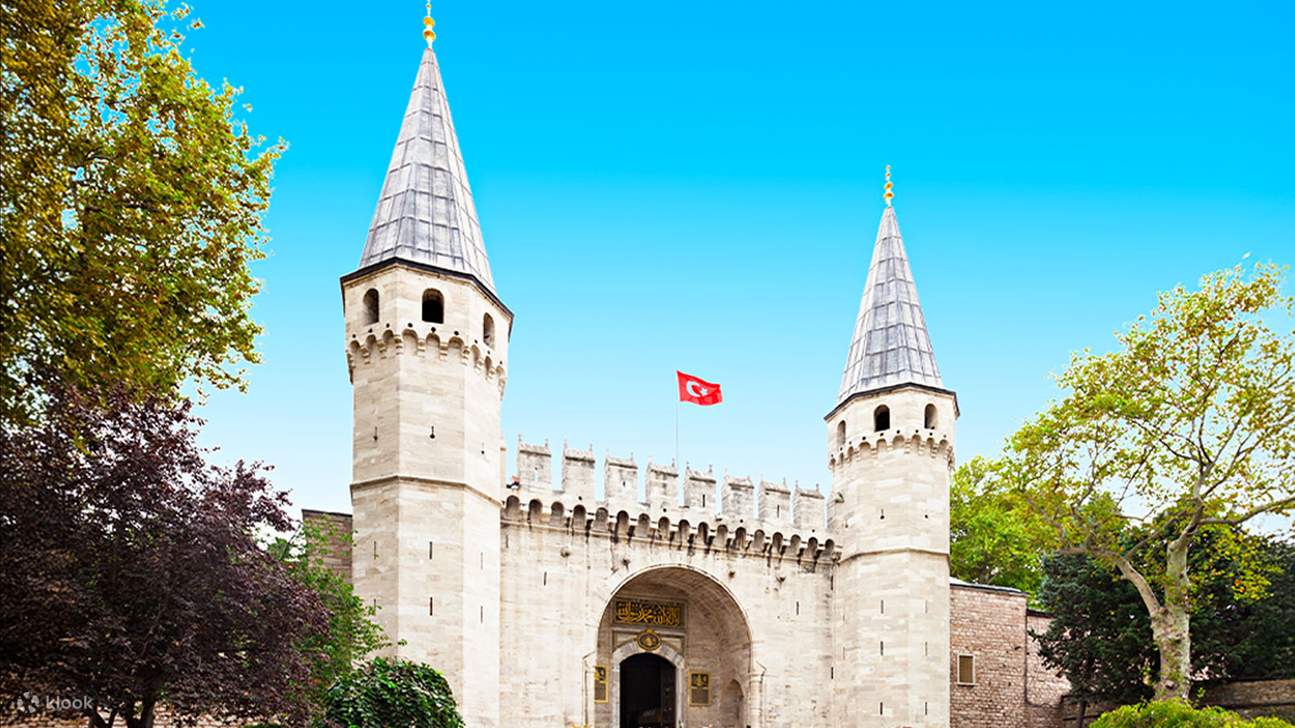 Admire ornate weaponry and ancient manuscripts in grand ceremonial chambers