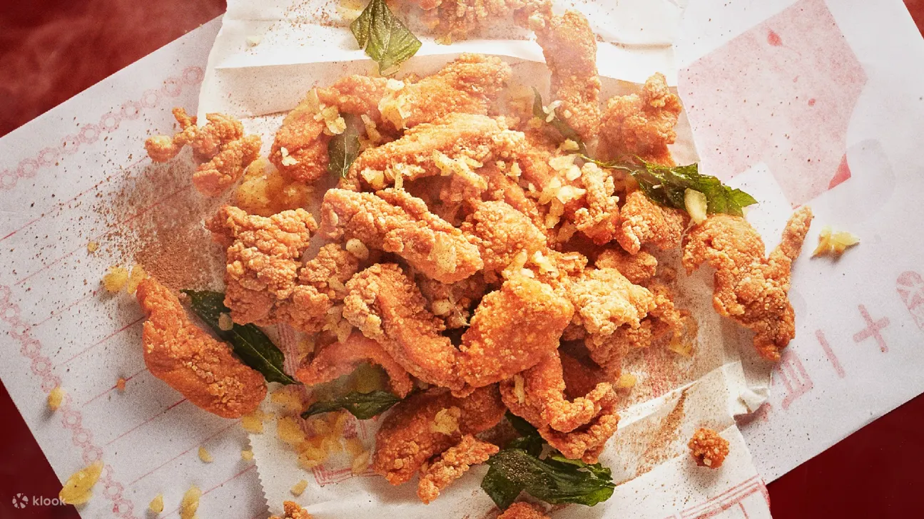 重蒜咸酥鸡