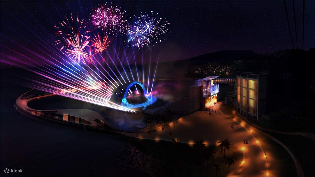 spettacolo con fuochi d'artificio