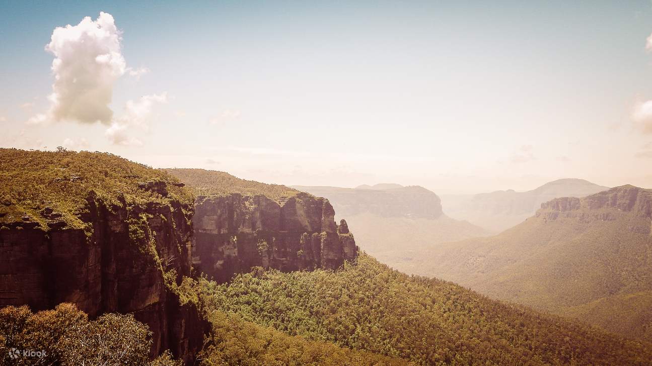 ブルーマウンテンズ自然の眺め