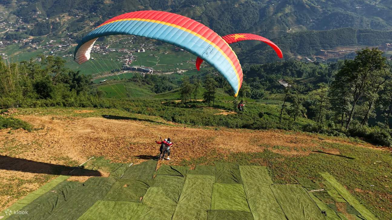 Gleitschirmflug-Erlebnis in Sapa - Hotelabholung und Rücktransfer