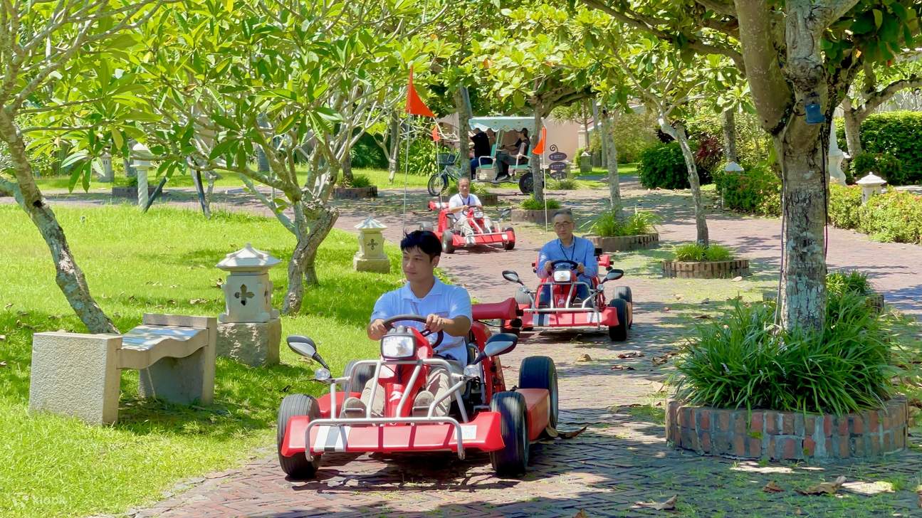 Hualien: Tour guidato leggero in microcar elettrica all'Ideal Land