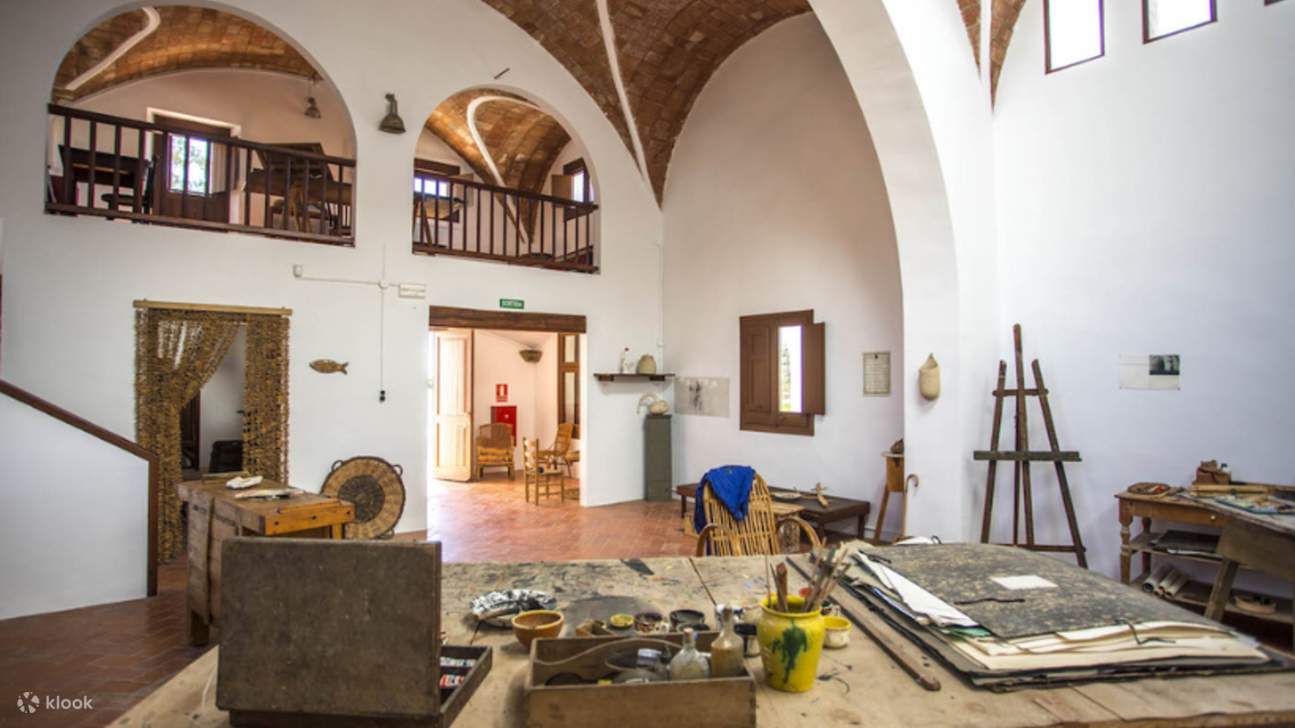 Biglietto per la Fundacio Mas Miro a Mont-roig del Camp