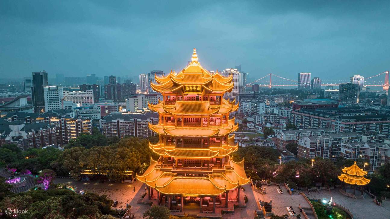 Moshan Seilbahn & Gelber Kranich Turm & Wuhan Museum & Hanjiang Road Fußgängerzone Tagestour