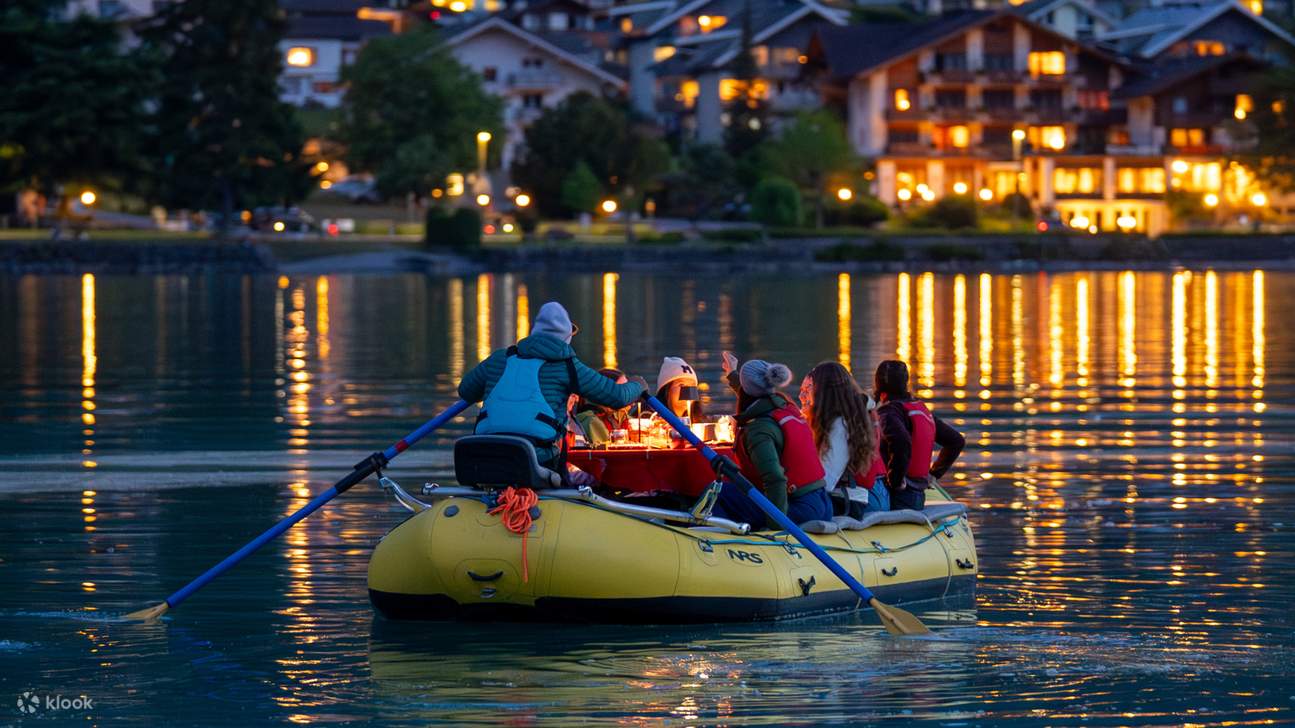 Cozy Raclette Dinner Rafting on lake Brienz from Interlaken - Klook