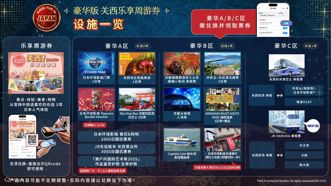 关西乐享周游券豪华版