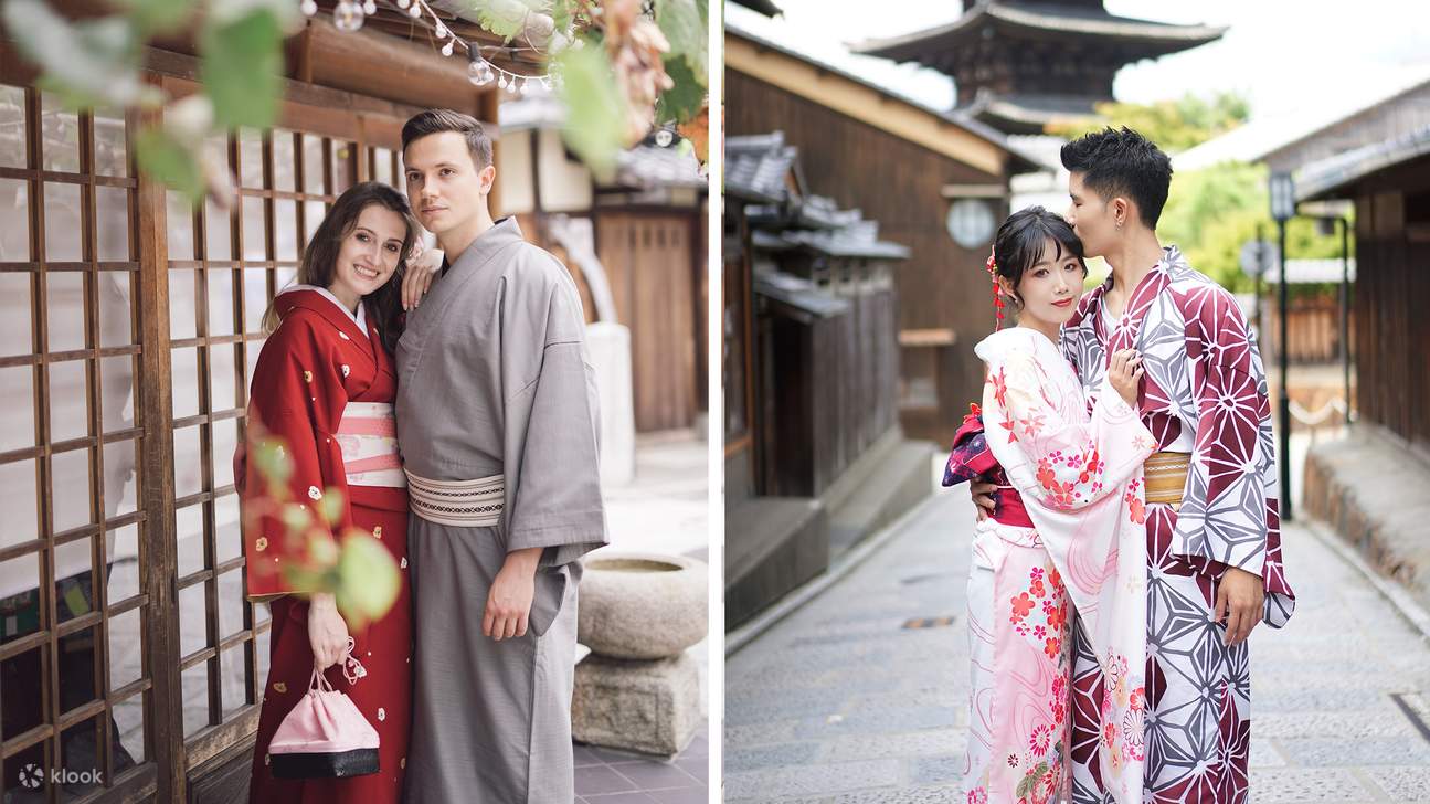 Alquiler de kimonos en Kiyomizu-dera, Kioto
