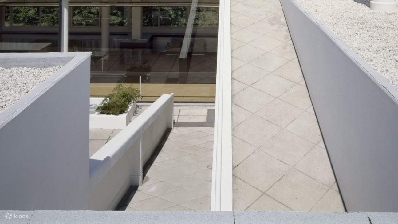 Полюбуйтесь садом на крыше виллы Савой, где природа и архитектура гармонично сливаются воедино.