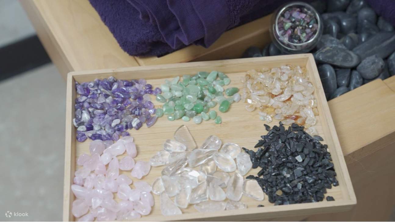 Featuring seven precious crystal types from Brazil, formed over 2 million years, and loved by many guests after their experience.