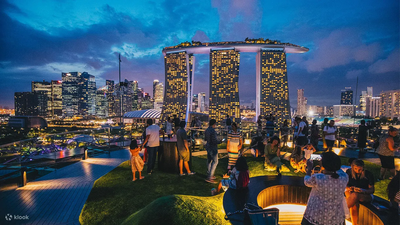 擎天树观景台夜景