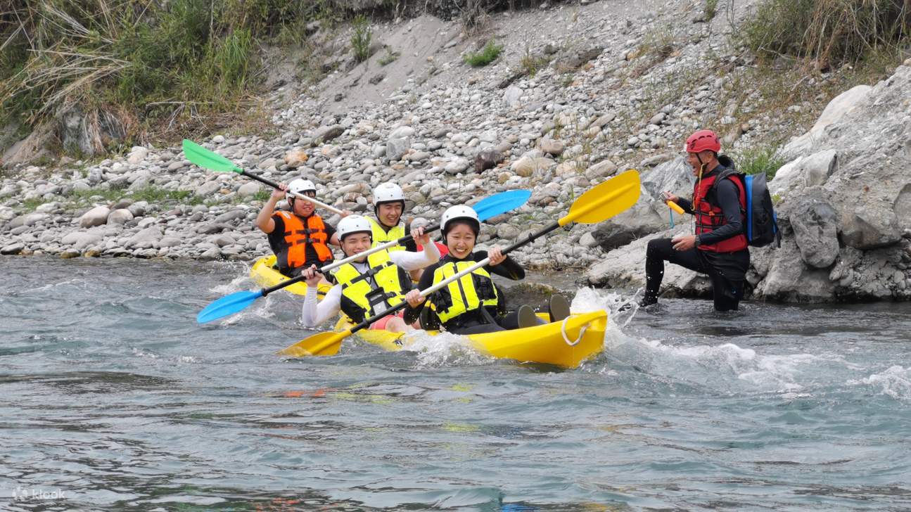Expérience canoë sur la rivière Hualien