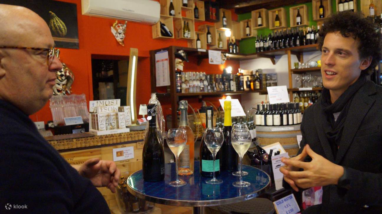 Enjoy an elegant wine-tasting experience featuring Italy’s finest prosecco and regional sparkling varieties