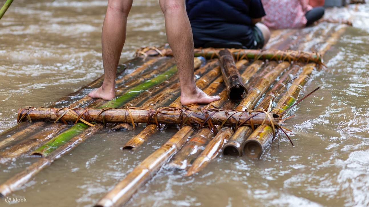 竹ラフティング